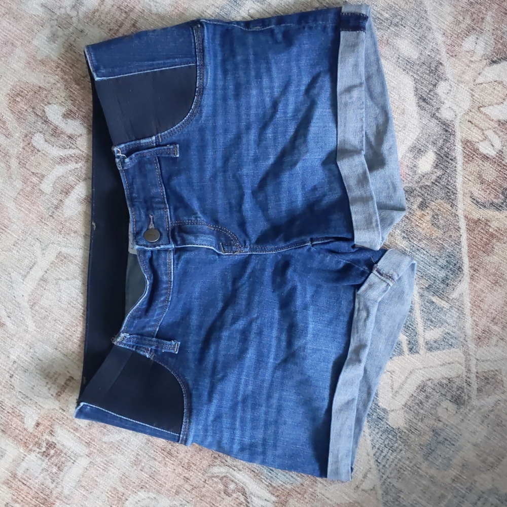 Isabel Maternity Jean Shorts